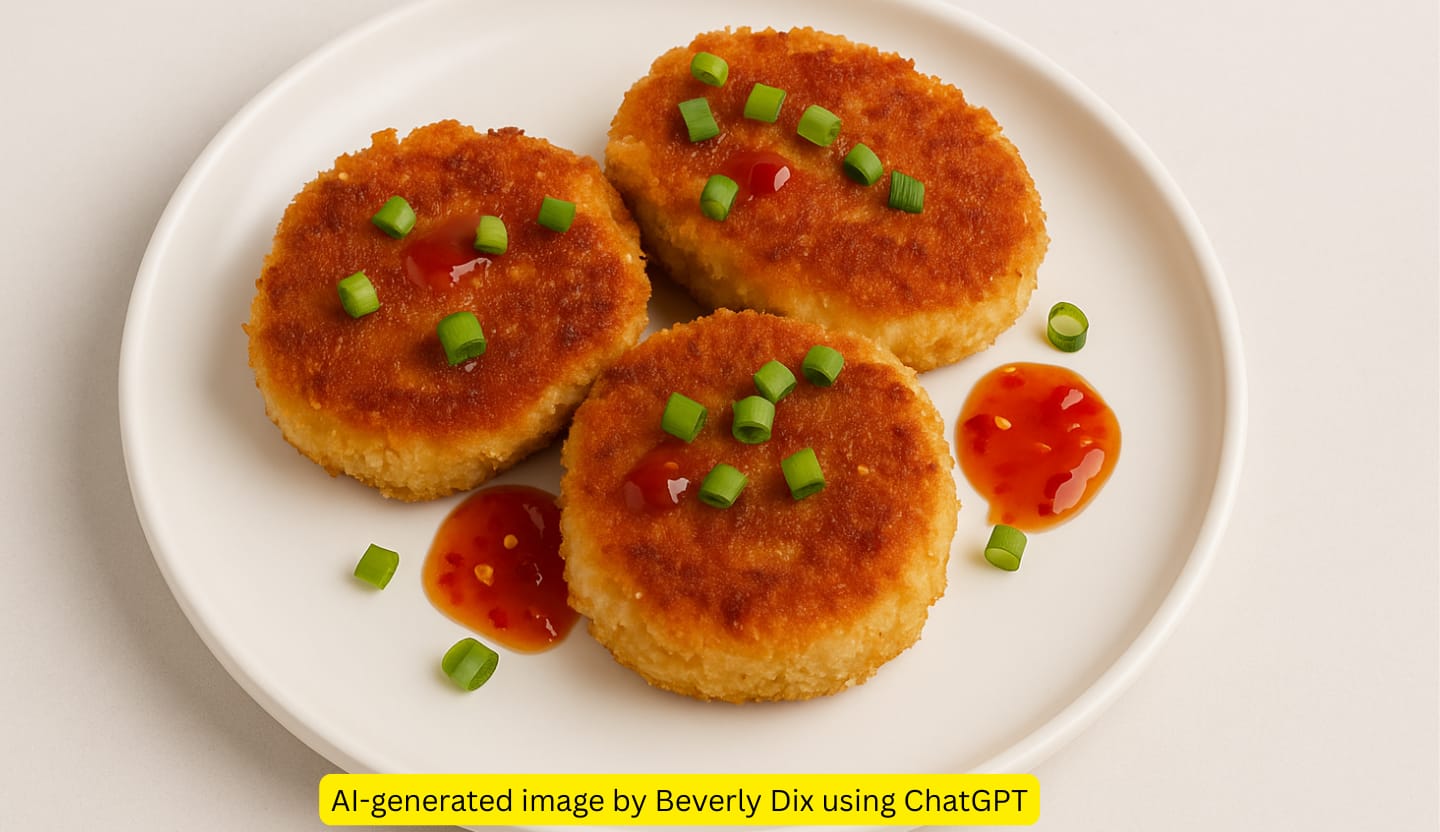 Quick Salmon Patties with Thai  Chili Shrimp Paste